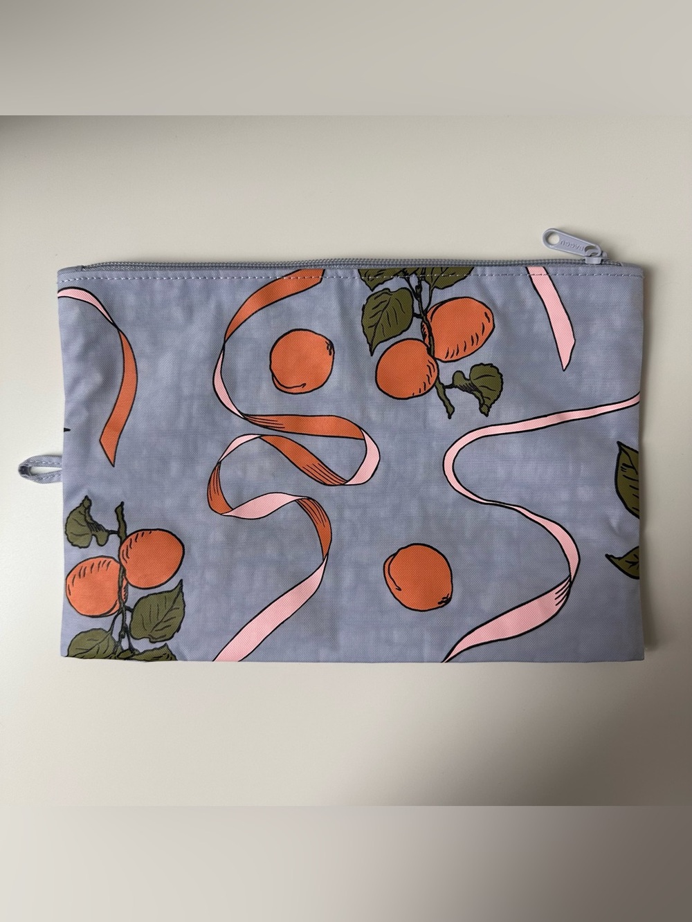 BAGGU Apricot and Ribbons Medium Go Pouch - Picture 2 of 4